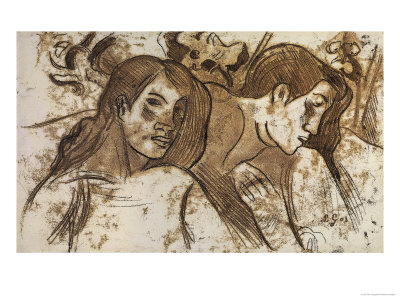 Paul Gauguin 'Two Marquesans' 1902