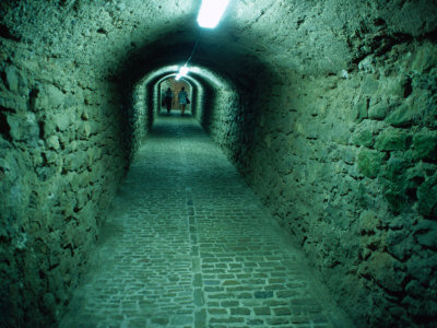 Catacombs Beneath D'Alt Vila, Old Walled Town, Ibiza City, Balearic Islands, Spain