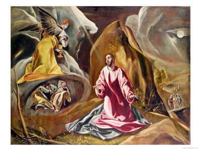 Agony in the Garden of Gethsemane, c.1590: Giclee Print
