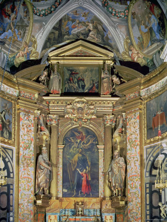 The High Altarpiece in the Chapel of St. Joseph, St. Joseph and the Christ Child, c.1597-99: Photographic Print