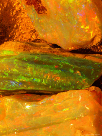 Opals for Sale in an Underground Gift Shop., Coober Pedy, Australia