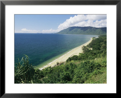 Shoreline View in Queensland, Australia: Framed Art Print