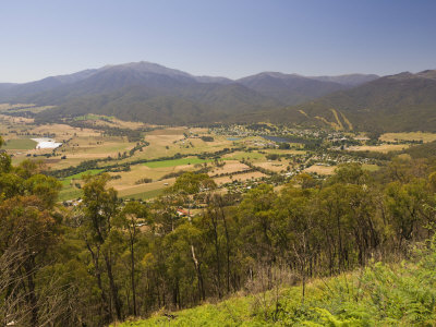 View of Mount Beauty and Mount Bogong, Victoria, Australia, Pacific