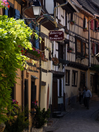 Timbered Houses, Eguisheim, Haut Rhin, Alsace, France, Europe