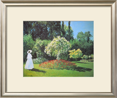 Claude Monet Jeanne Marguerite Lecadre in Her Garden 1866