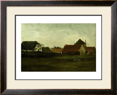 Vincent van Gogh Evening Landscape