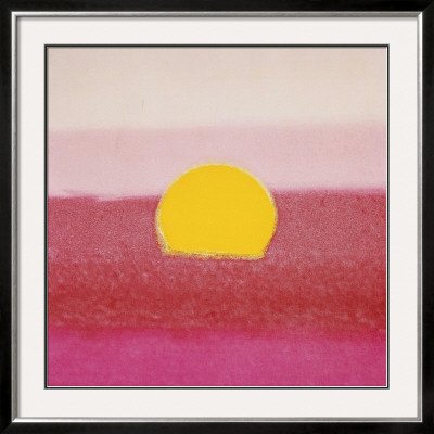 Andy Warhol Sunset c.1972 (hot pink pink yellow)