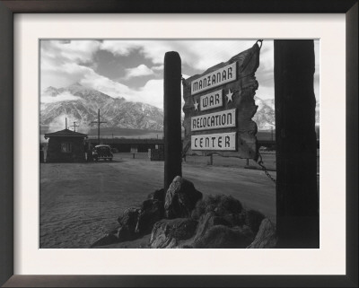 Ansel Adams Entrance to Manzanar Relocation Center