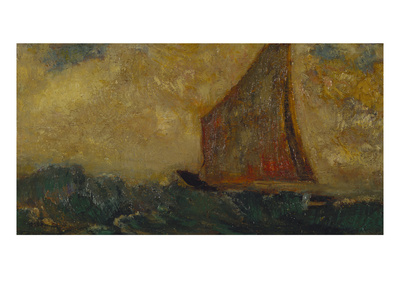 Odilon Redon The Mystical Boat; La Barque Mystique