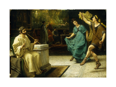Sir Lawrence Alma-Tadema Une Entree De Theatre Roman