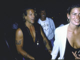 Actor Mickey Rourke and Girlfriend Model Actress Carre Otis Other