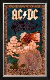 AC/DC at the Pacific Coliseum 1991 Framed Art Print