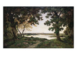 Wooded Landscape with a Sandy River 1882 Other