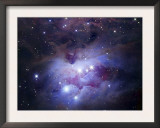 NGC 1977 is a Reflection Nebula Northeast of the Orion Nebula Framed Art Print