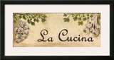 La Cucina Garlic Framed Art Print
